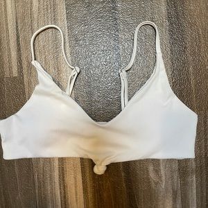 White swimsuit top